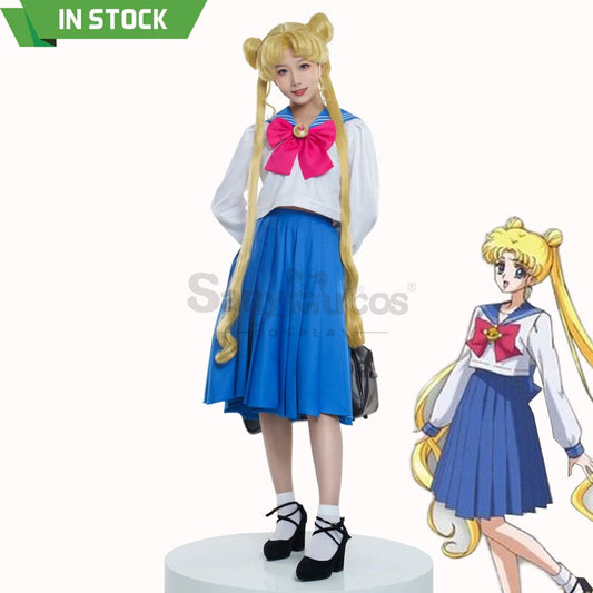 【In Stock】Anime Sailor Moon Cosplay Usagi Tsukino Uniform Costume Costumes 1000