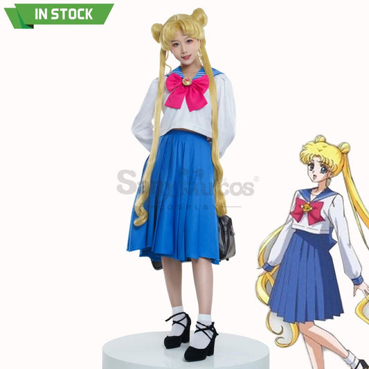 【In Stock】Anime Sailor Moon Cosplay Usagi Tsukino Uniform Costume Costumes 1000