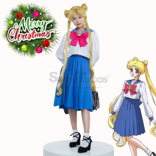 【In Stock】Anime Sailor Moon Cosplay Usagi Tsukino Uniform Costume Costumes 1000