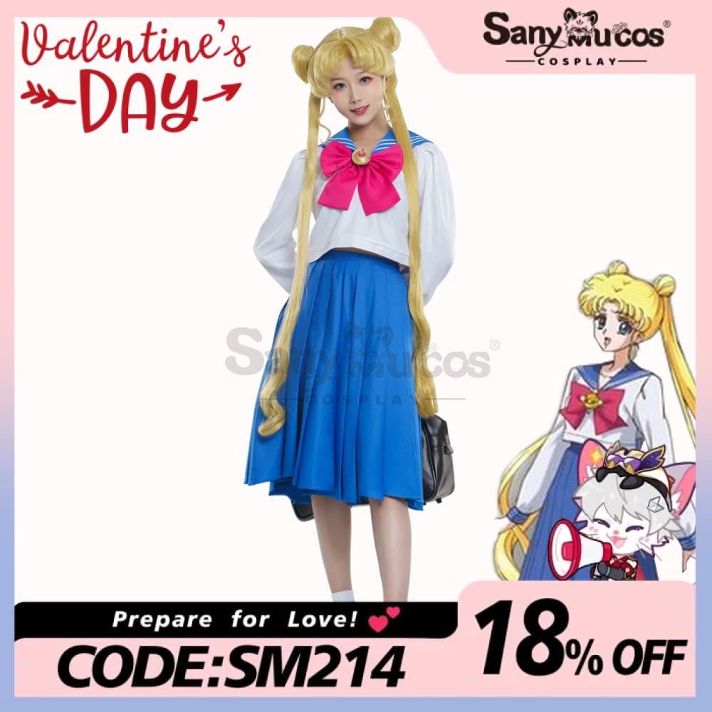 【In Stock】Anime Sailor Moon Cosplay Usagi Tsukino Uniform Costume Costumes