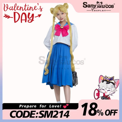 【In Stock】Anime Sailor Moon Cosplay Usagi Tsukino Uniform Costume Costumes