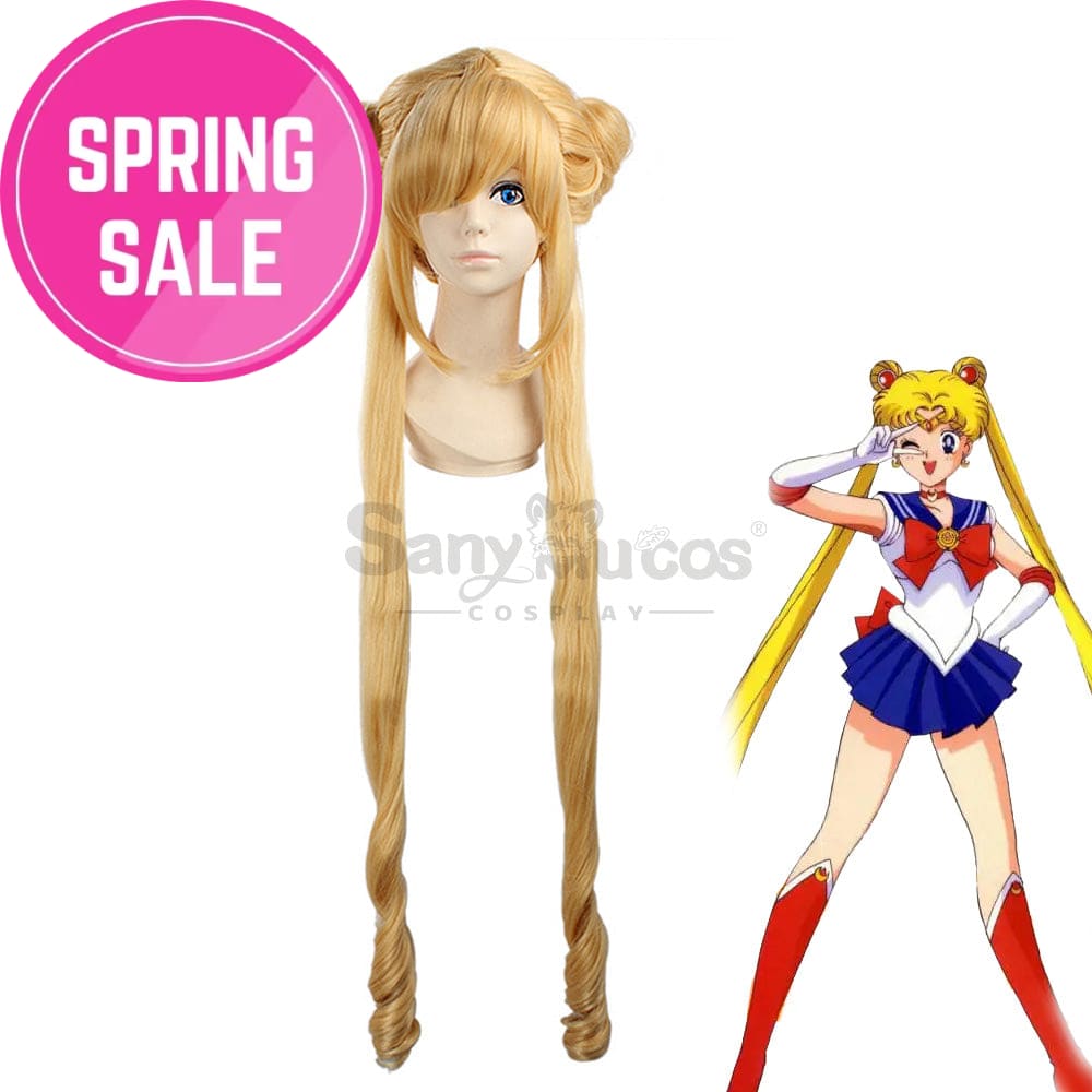 【In Stock】Anime Sailor Moon Cosplay Usagi Tsukino Wig Wigs