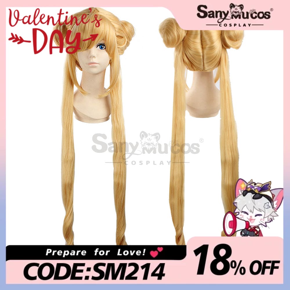 【In Stock】Anime Sailor Moon Cosplay Usagi Tsukino Wig Wigs