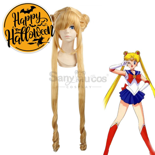【In Stock】Anime Sailor Moon Cosplay Usagi Tsukino Wig Wigs 1000