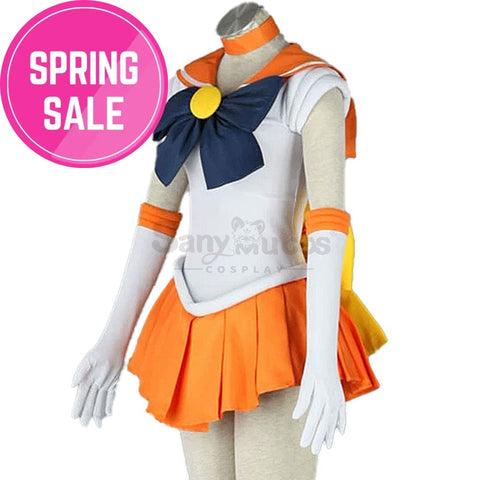 【In Stock】Anime Sailor Moon Cosplay Venus Minako Aino Battle Suit Costume Costumes