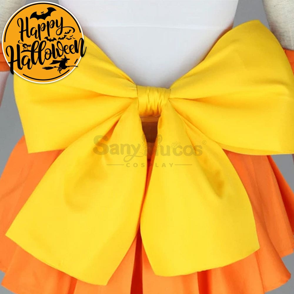 【In Stock】Anime Sailor Moon Cosplay Venus Minako Aino Battle Suit Costume Costumes