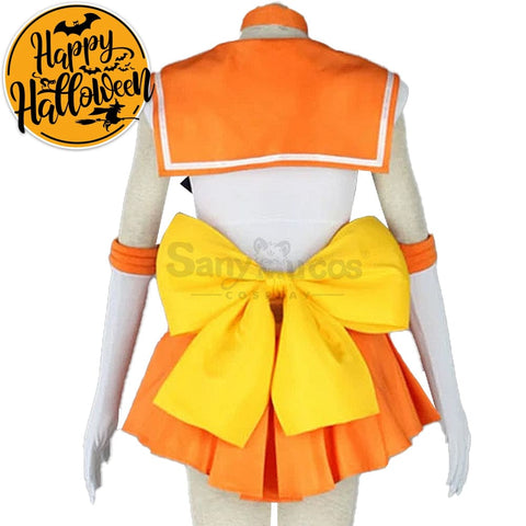 【In Stock】Anime Sailor Moon Cosplay Venus Minako Aino Battle Suit Costume Costumes