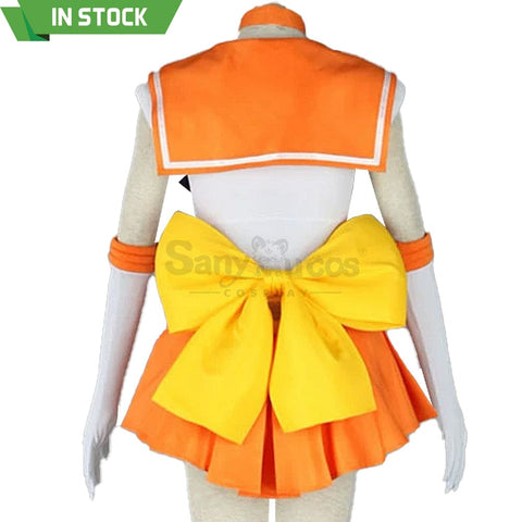 【In Stock】Anime Sailor Moon Cosplay Venus Minako Aino Battle Suit Costume Costumes