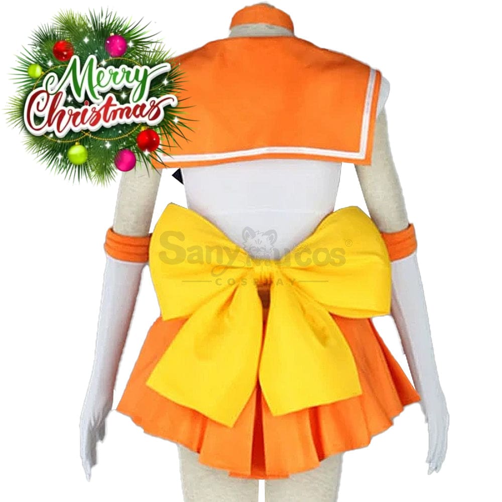 【In Stock】Anime Sailor Moon Cosplay Venus Minako Aino Battle Suit Costume Costumes