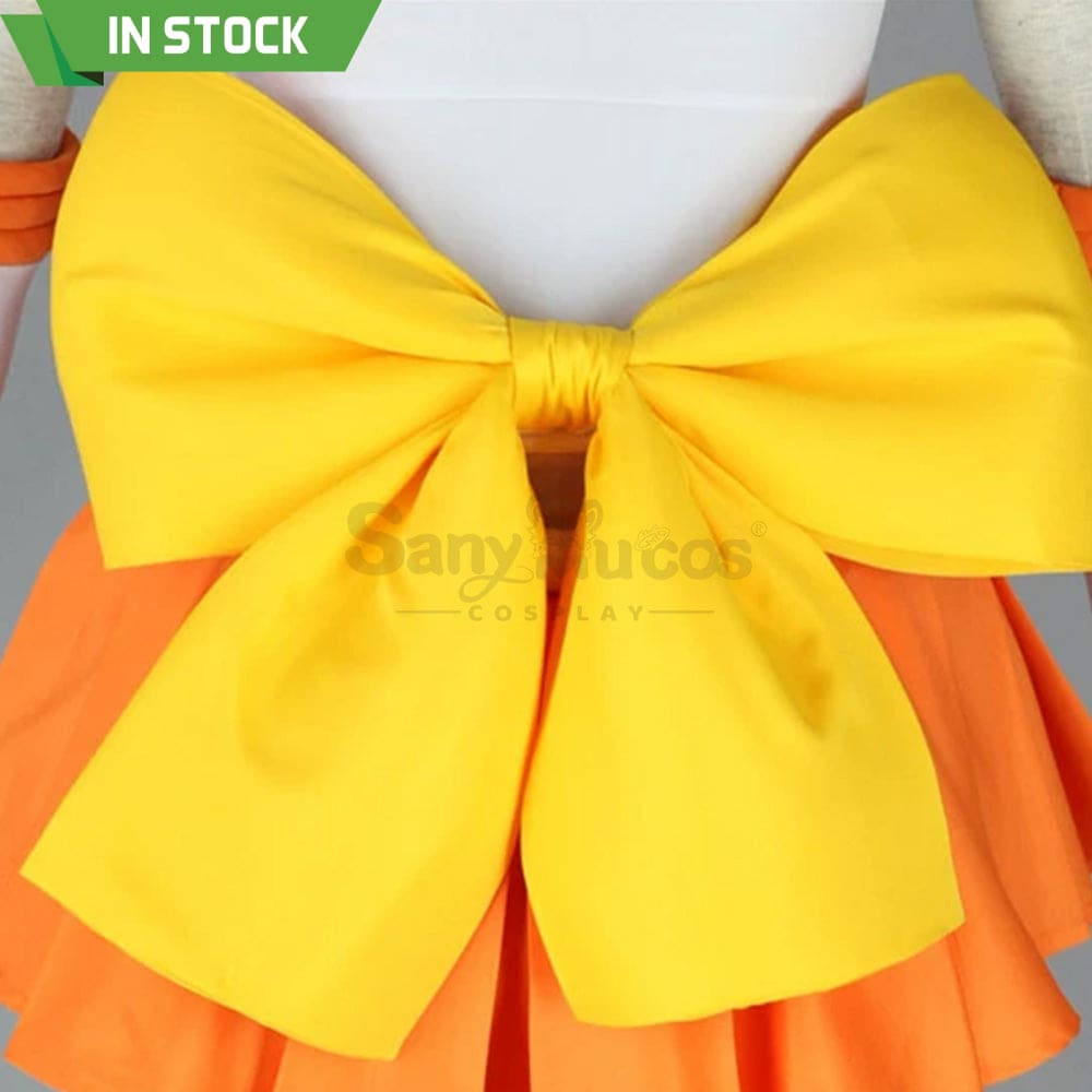 【In Stock】Anime Sailor Moon Cosplay Venus Minako Aino Battle Suit Costume Costumes