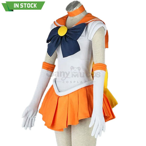 【In Stock】Anime Sailor Moon Cosplay Venus Minako Aino Battle Suit Costume Costumes