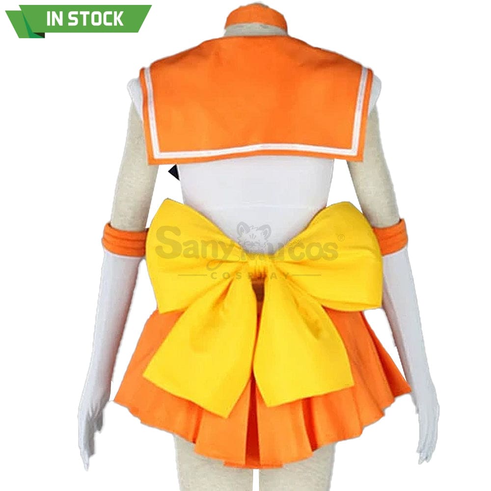 【In Stock】Anime Sailor Moon Cosplay Venus Minako Aino Battle Suit Costume Costumes