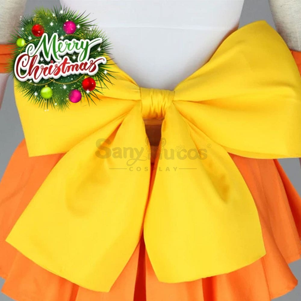 【In Stock】Anime Sailor Moon Cosplay Venus Minako Aino Battle Suit Costume Costumes