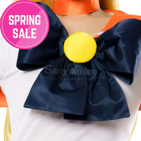 【In Stock】Anime Sailor Moon Cosplay Venus Minako Aino Battle Suit Costume Premium Edition Costumes