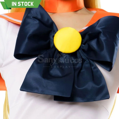 【In Stock】Anime Sailor Moon Cosplay Venus Minako Aino Battle Suit Costume Premium Edition Costumes