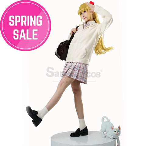 【In Stock】Anime Sailor Moon Cosplay Venus Minako Aino Zipper Hoodie Costume Costumes