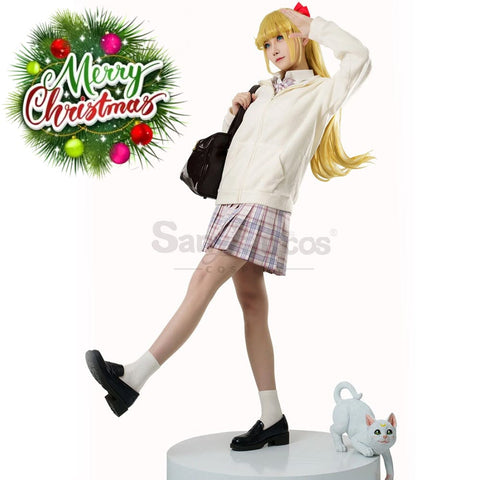 【In Stock】Anime Sailor Moon Cosplay Venus Minako Aino Zipper Hoodie Costume Costumes