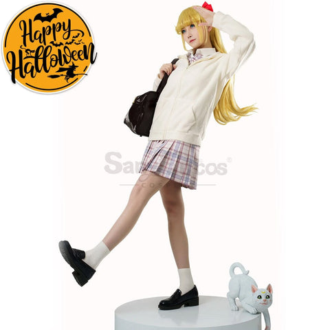 【In Stock】Anime Sailor Moon Cosplay Venus Minako Aino Zipper Hoodie Costume Costumes