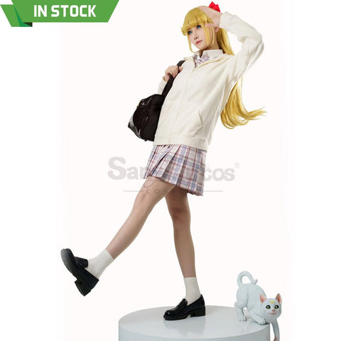 【In Stock】Anime Sailor Moon Cosplay Venus Minako Aino Zipper Hoodie Costume Costumes