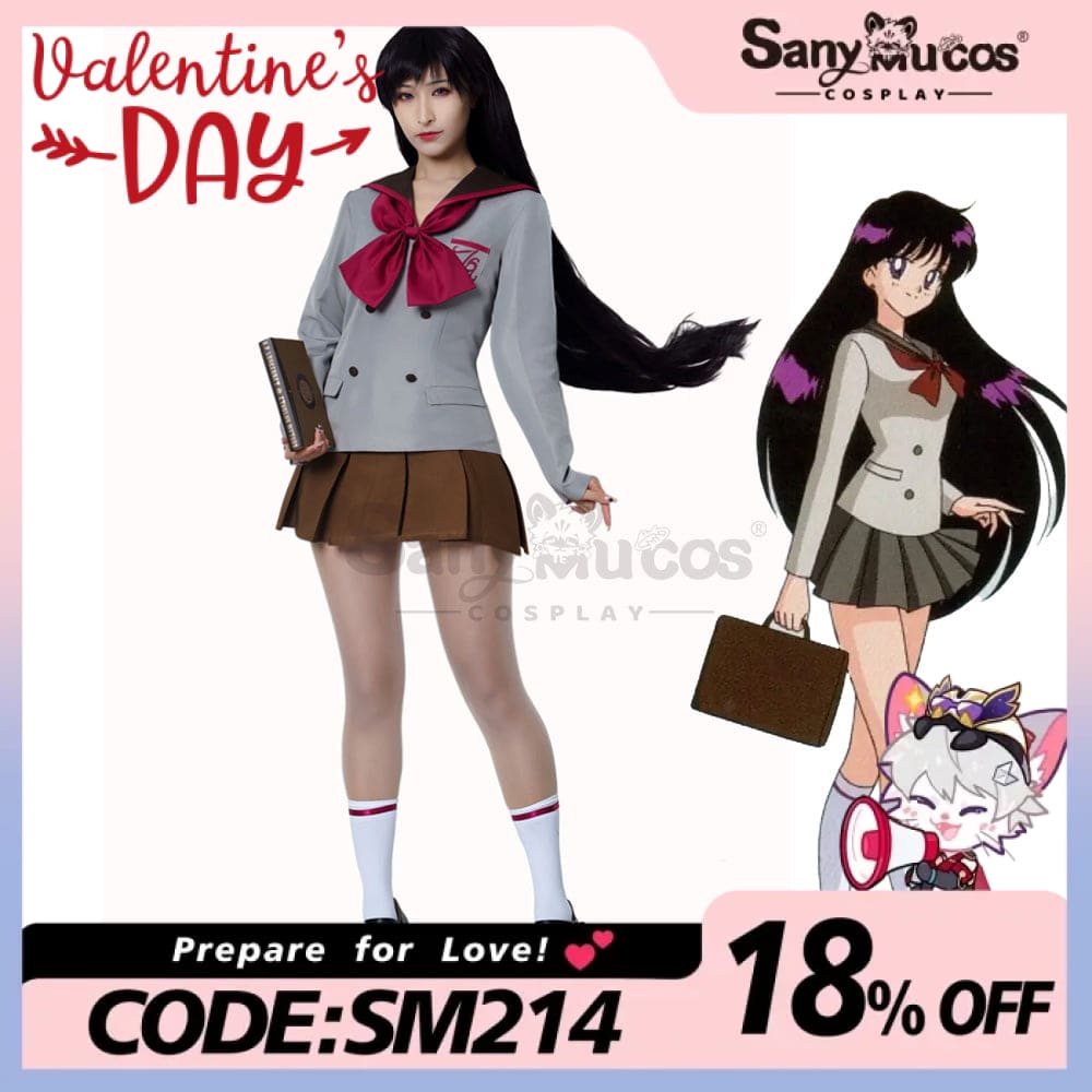 【In Stock】Anime Sailor Moon Crystal Cosplay Mars Rei Hino Uniform Costume Costumes