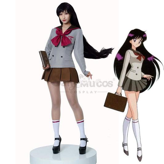 【In Stock】Anime Sailor Moon Crystal Cosplay Mars Rei Hino Uniform Costume Costumes 1000