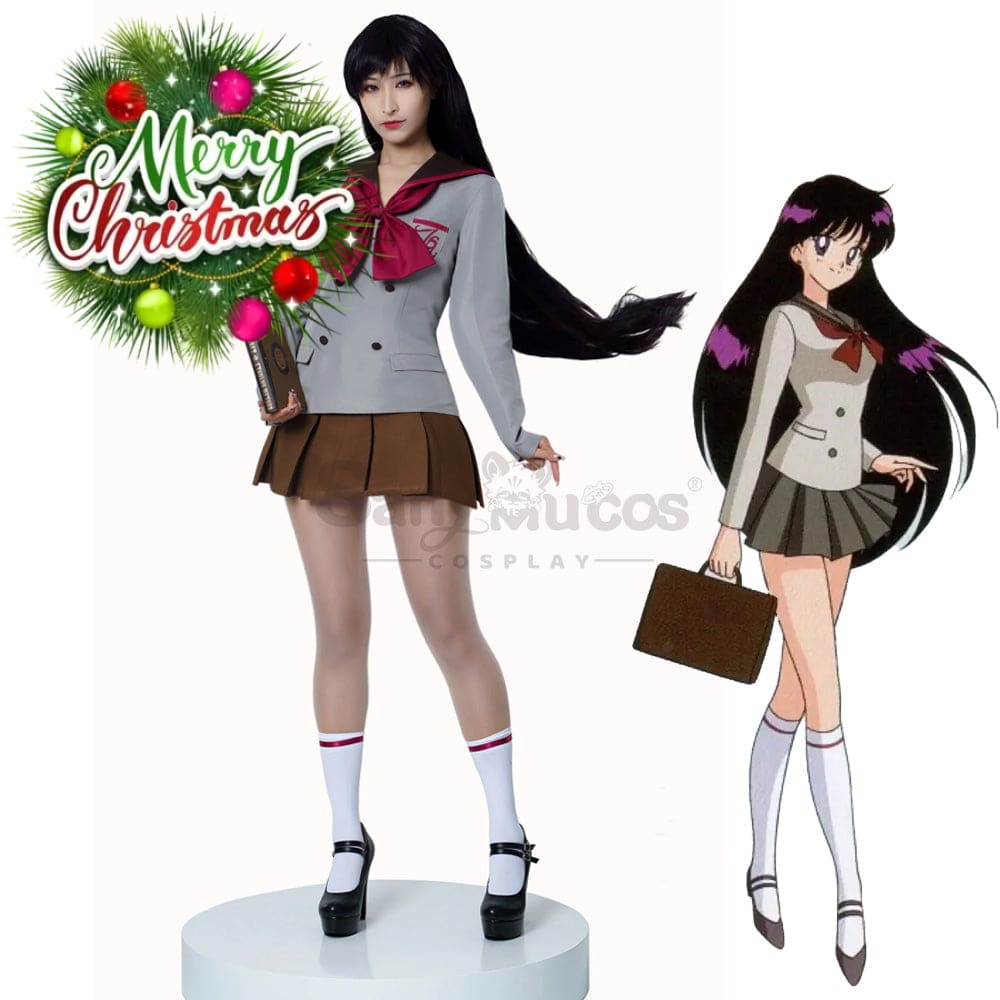 【In Stock】Anime Sailor Moon Crystal Cosplay Mars Rei Hino Uniform Costume Costumes