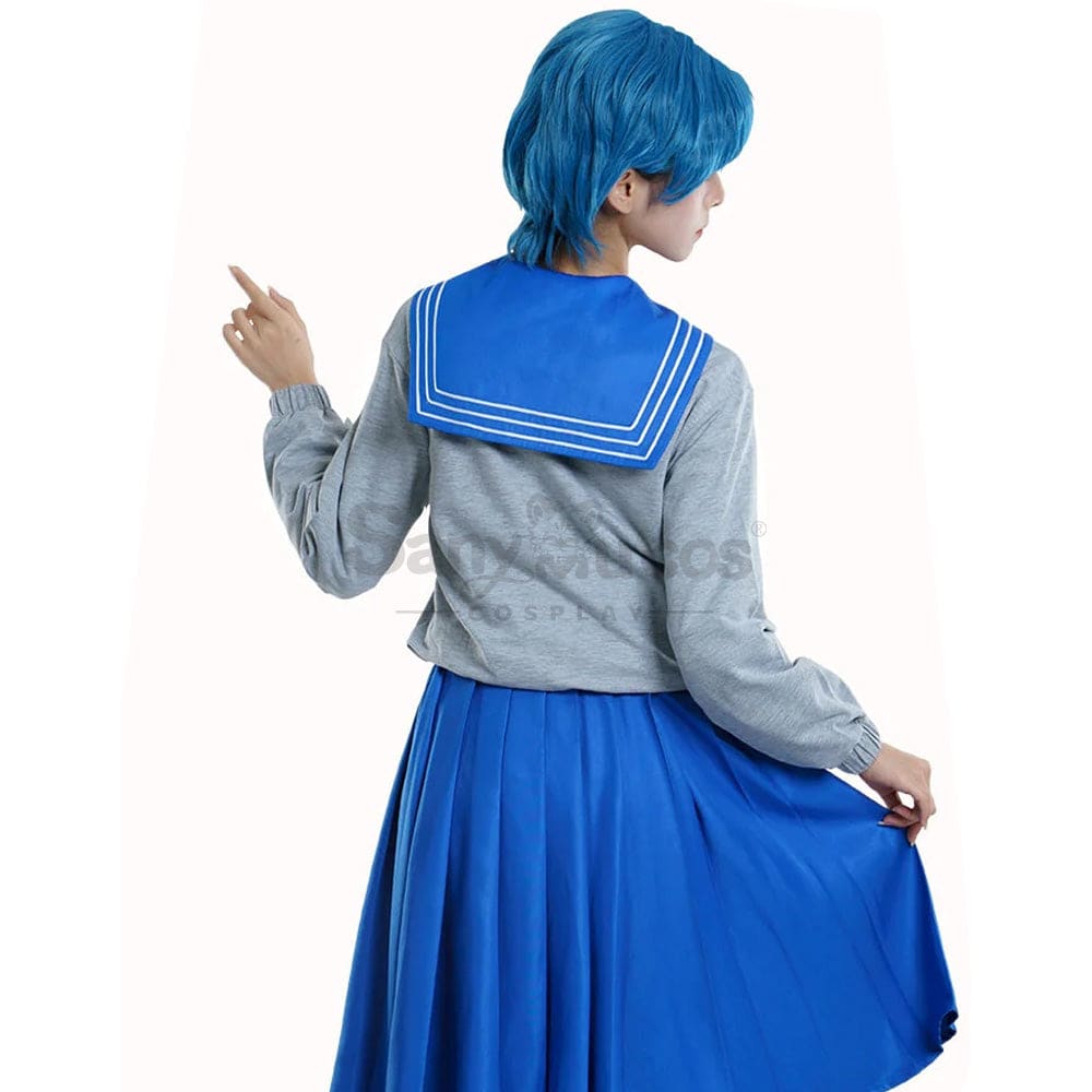 【In Stock】Anime Sailor Moon Crystal Cosplay Mercury Ami Mizuno Uniform Costume Costumes