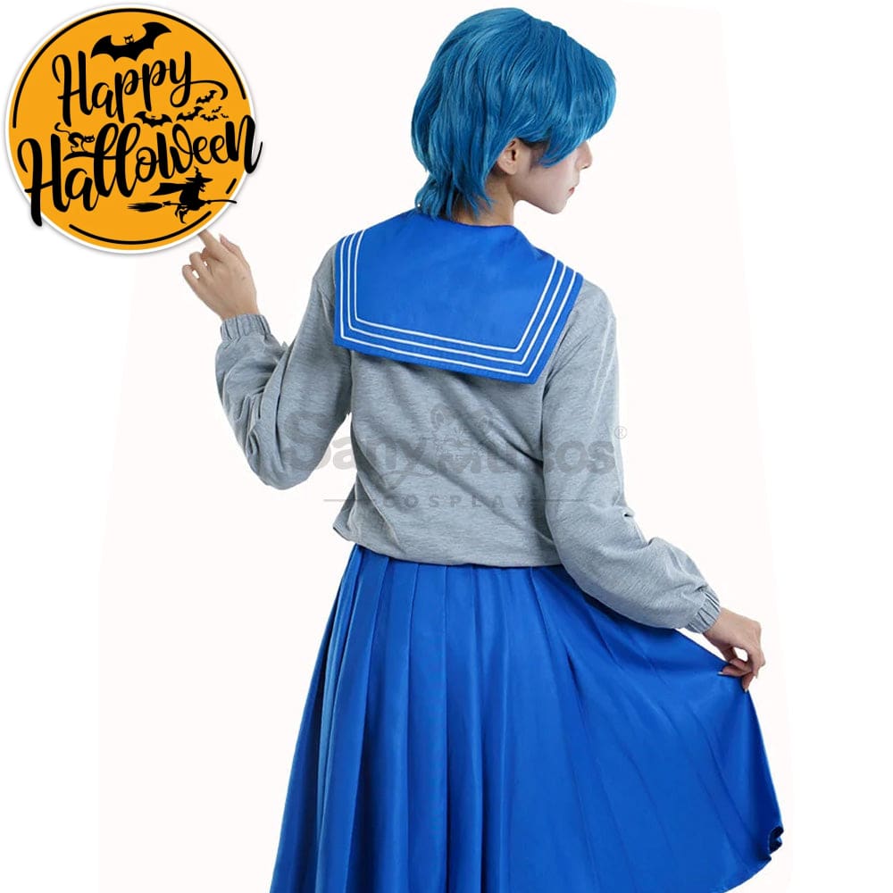 【In Stock】Anime Sailor Moon Crystal Cosplay Mercury Ami Mizuno Uniform Costume Costumes