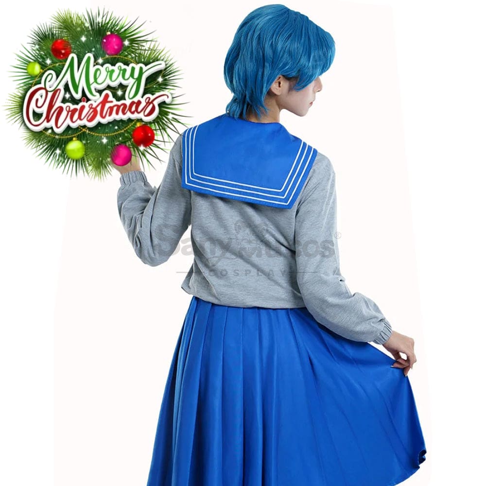 【In Stock】Anime Sailor Moon Crystal Cosplay Mercury Ami Mizuno Uniform Costume Costumes