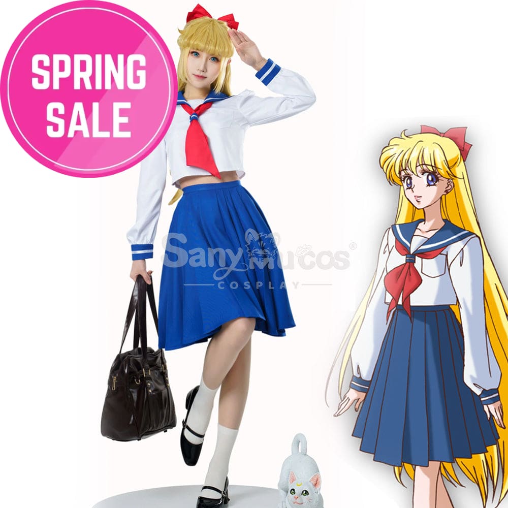 【In Stock】Anime Sailor Moon Crystal Cosplay Venus Minako Aino Uniform Costume Costumes