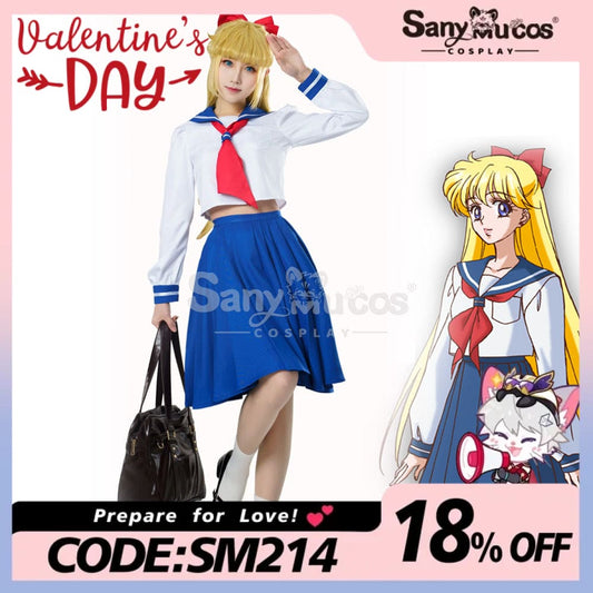 【In Stock】Anime Sailor Moon Crystal Cosplay Venus Minako Aino Uniform Costume Costumes 1000