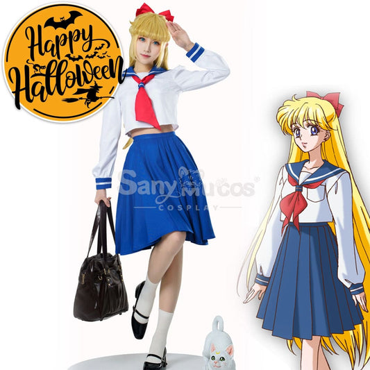 【In Stock】Anime Sailor Moon Crystal Cosplay Venus Minako Aino Uniform Costume Costumes 1000