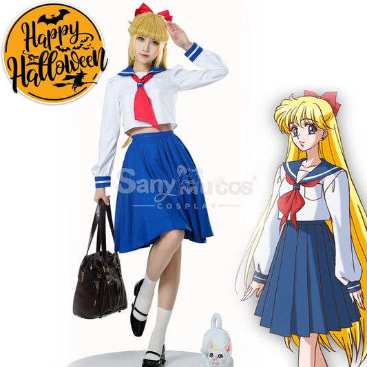 【In Stock】Anime Sailor Moon Crystal Cosplay Venus Minako Aino Uniform Costume Costumes 1000