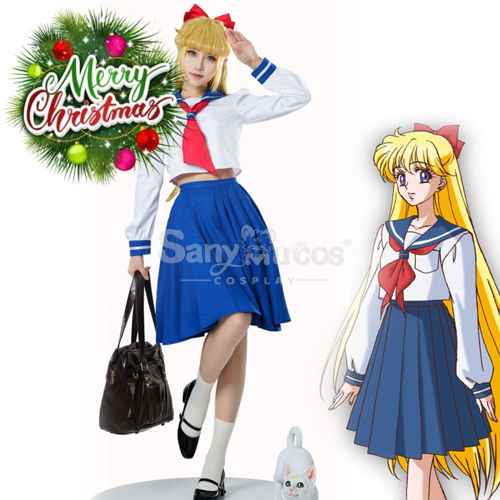 【In Stock】Anime Sailor Moon Crystal Cosplay Venus Minako Aino Uniform Costume Costumes