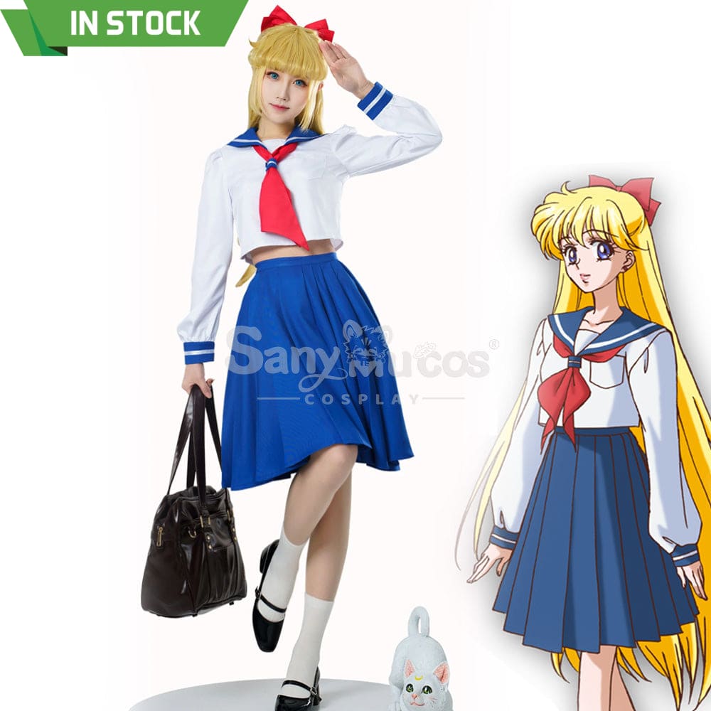 【In Stock】Anime Sailor Moon Crystal Cosplay Venus Minako Aino Uniform Costume Costumes