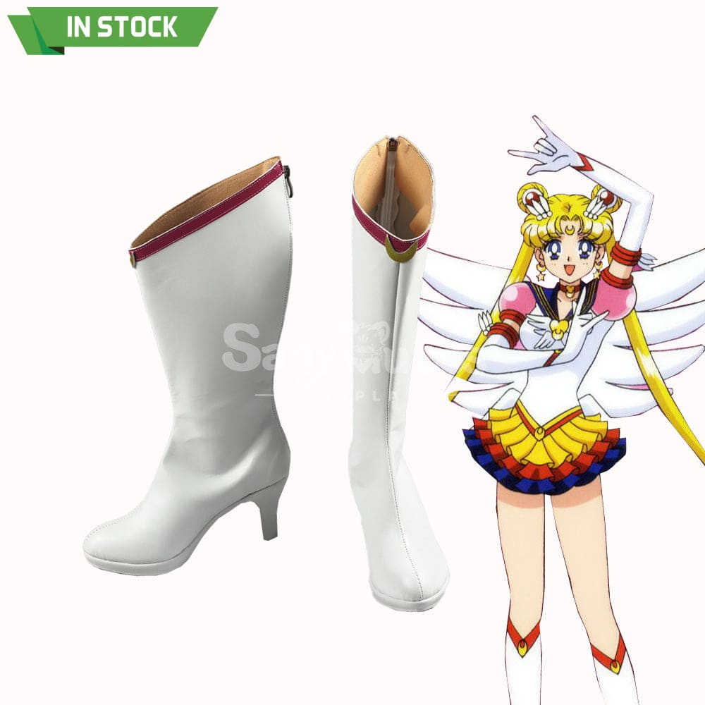 【In Stock】Anime Sailor Moon Eternal Cosplay Usagi Tsukino Shoes Boots