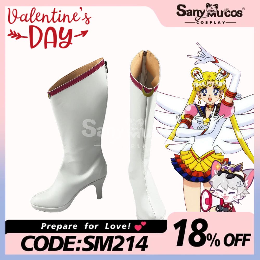 【In Stock】Anime Sailor Moon Eternal Cosplay Usagi Tsukino Shoes Boots