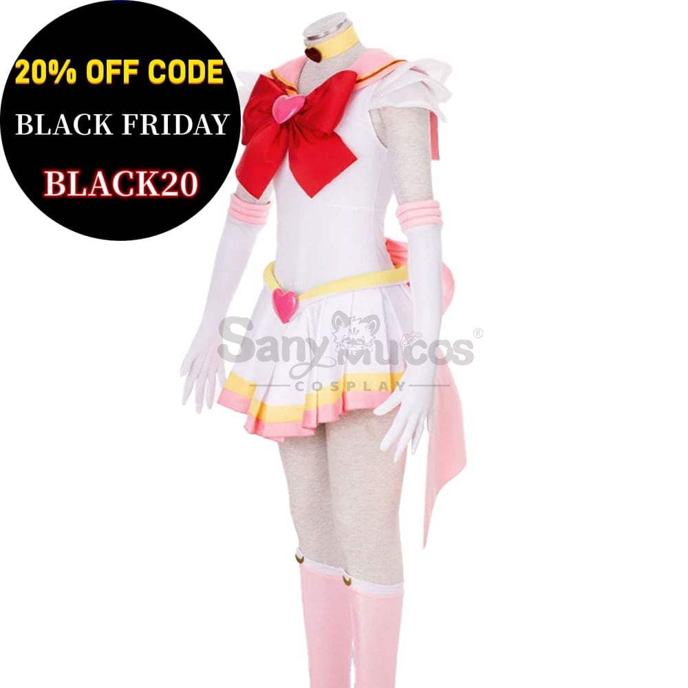 【In Stock】Anime Sailor Moon Supers Cosplay Chibi Chibiusa Tsukino Battle Suit Costume Costumes