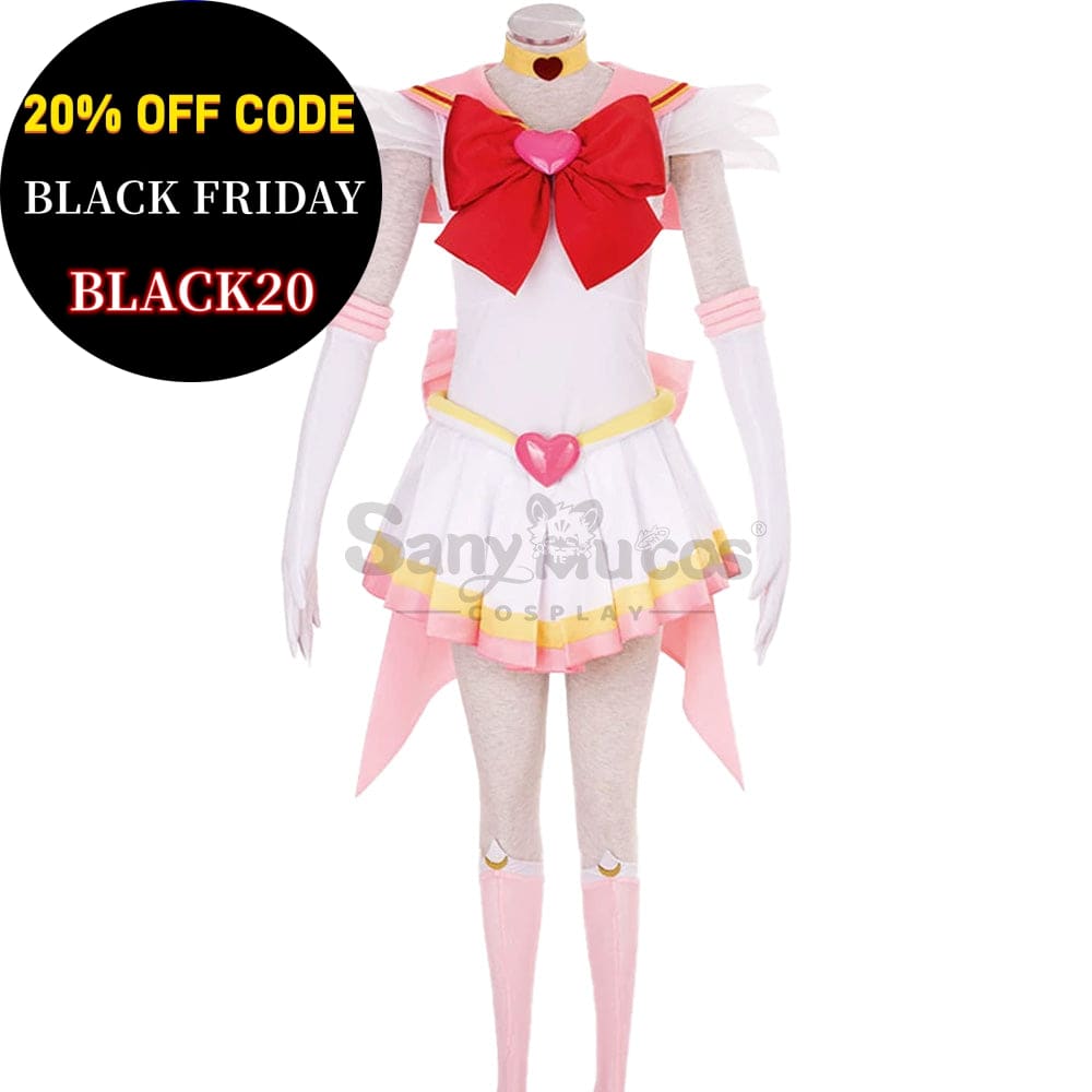 【In Stock】Anime Sailor Moon Supers Cosplay Chibi Chibiusa Tsukino Battle Suit Costume Costumes