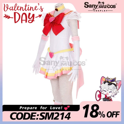 【In Stock】Anime Sailor Moon Supers Cosplay Chibi Chibiusa Tsukino Battle Suit Costume Costumes