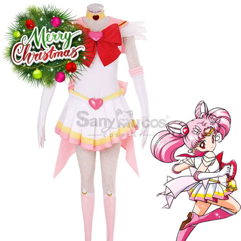 【In Stock】Anime Sailor Moon Supers Cosplay Chibi Chibiusa Tsukino Battle Suit Costume Costumes