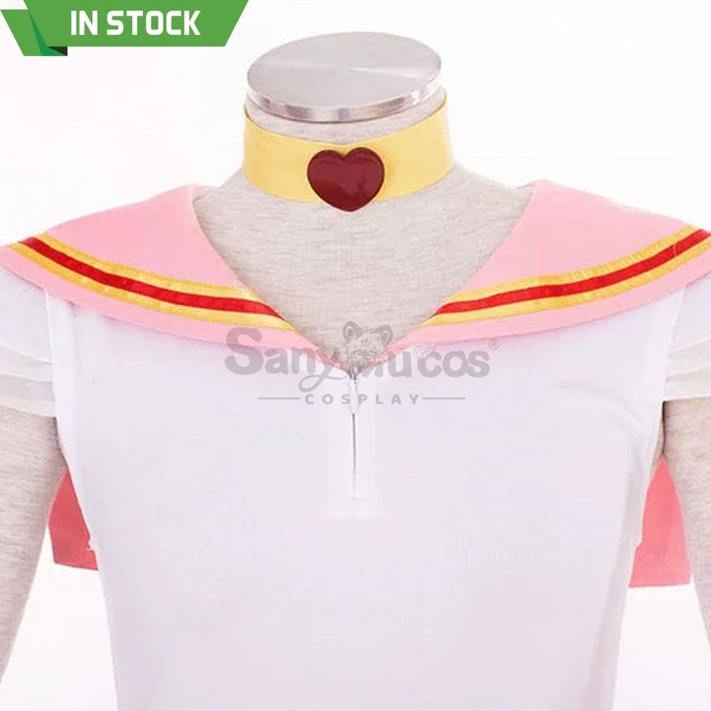 【In Stock】Anime Sailor Moon Supers Cosplay Chibi Chibiusa Tsukino Battle Suit Costume Costumes