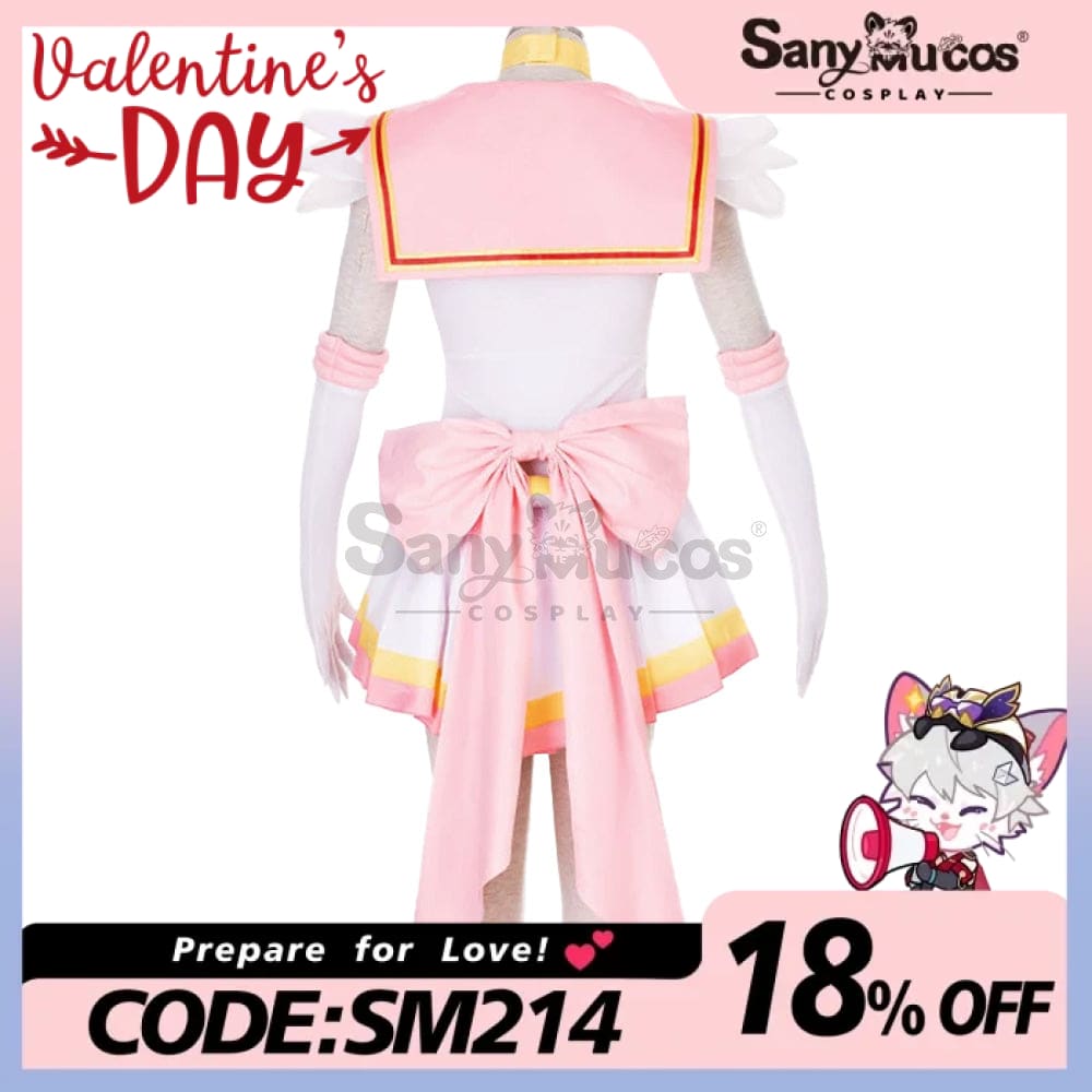 【In Stock】Anime Sailor Moon Supers Cosplay Chibi Chibiusa Tsukino Battle Suit Costume Costumes