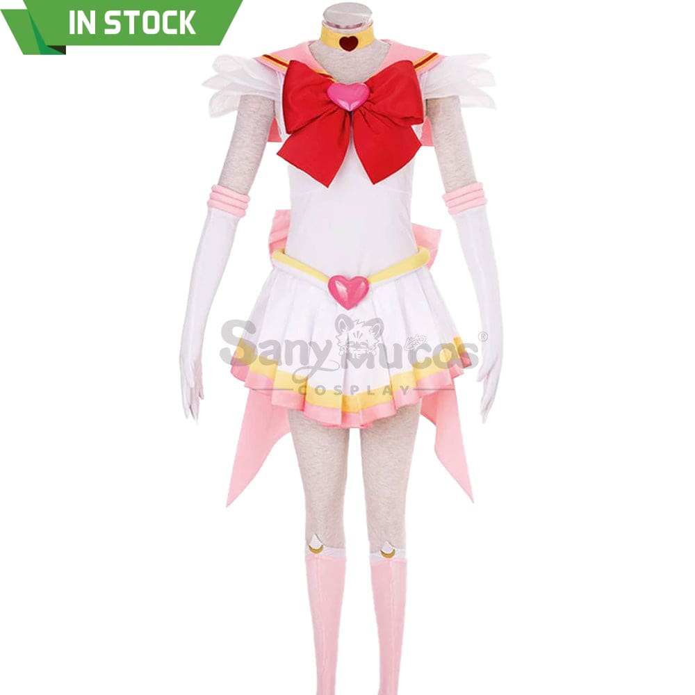 【In Stock】Anime Sailor Moon Supers Cosplay Chibi Chibiusa Tsukino Battle Suit Costume Costumes