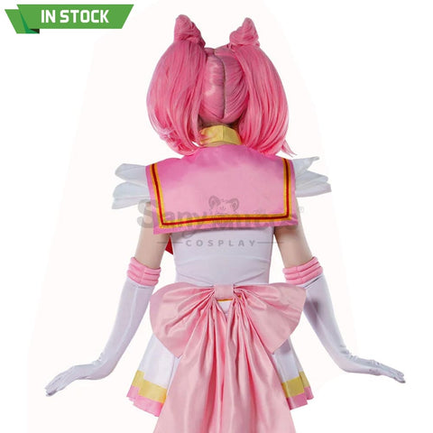 【In Stock】Anime Sailor Moon Supers Cosplay Chibi Chibiusa Tsukino Battle Suit Costume Premium