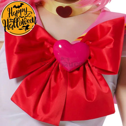 【In Stock】Anime Sailor Moon Supers Cosplay Chibi Chibiusa Tsukino Battle Suit Costume Premium