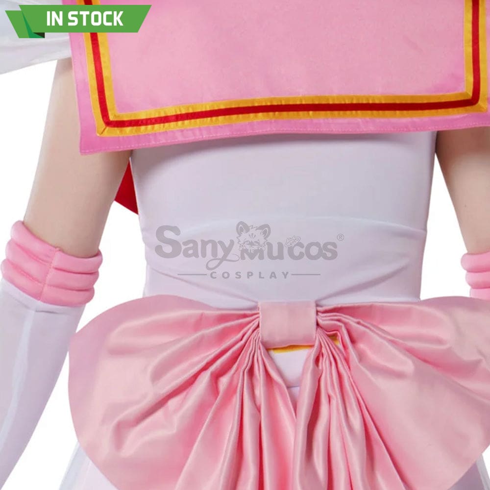 【In Stock】Anime Sailor Moon Supers Cosplay Chibi Chibiusa Tsukino Battle Suit Costume Premium