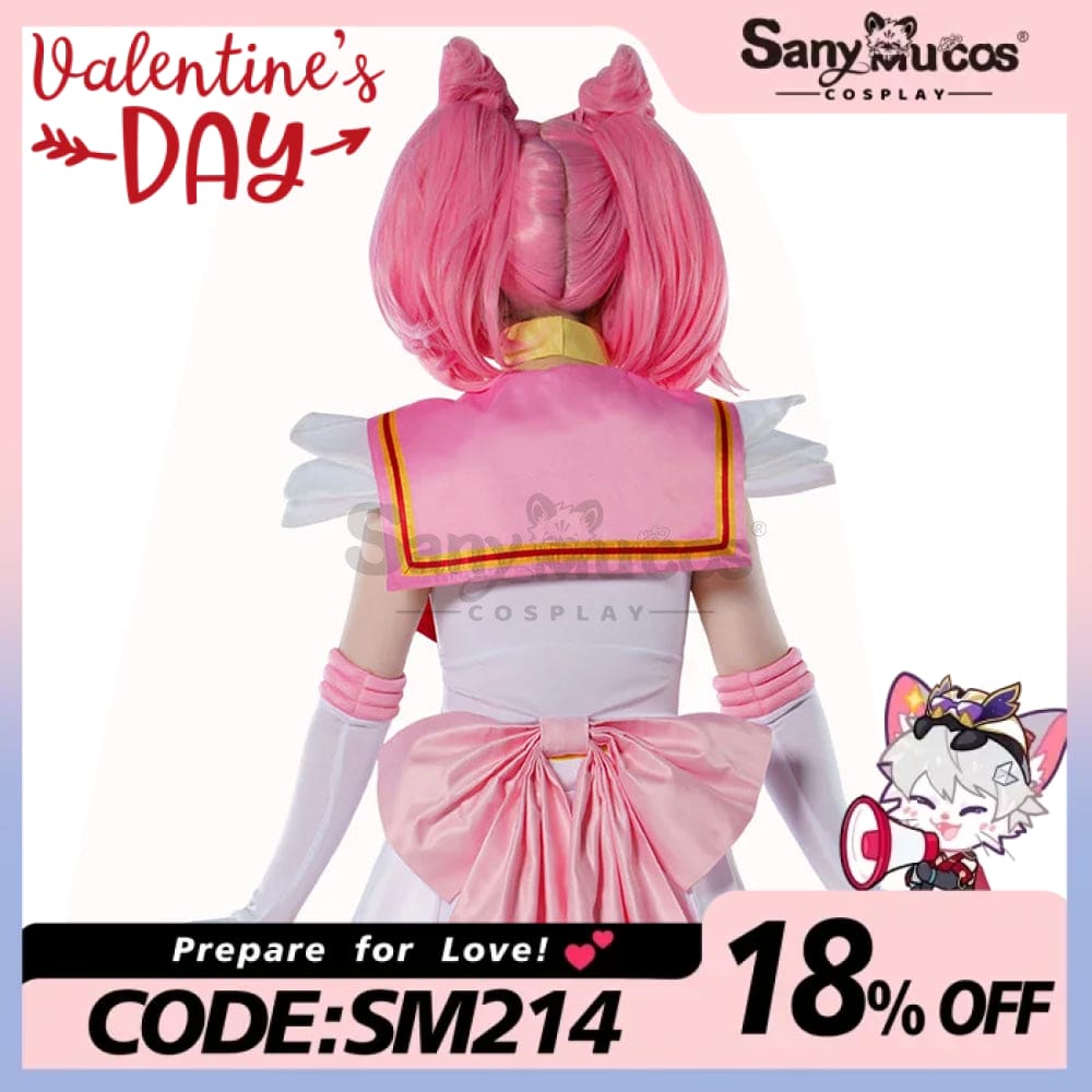 【In Stock】Anime Sailor Moon Supers Cosplay Chibi Chibiusa Tsukino Battle Suit Costume Premium