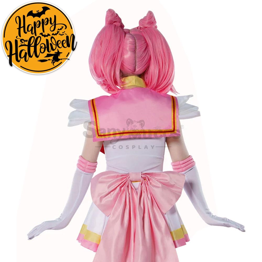 【In Stock】Anime Sailor Moon Supers Cosplay Chibi Chibiusa Tsukino Battle Suit Costume Premium