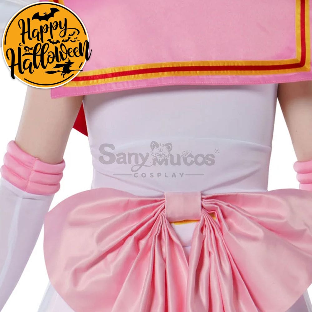 【In Stock】Anime Sailor Moon Supers Cosplay Chibi Chibiusa Tsukino Battle Suit Costume Premium